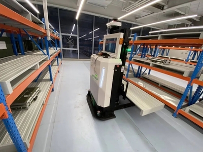 智慧物流 AGV小車在自動化倉儲物流中的運行機制